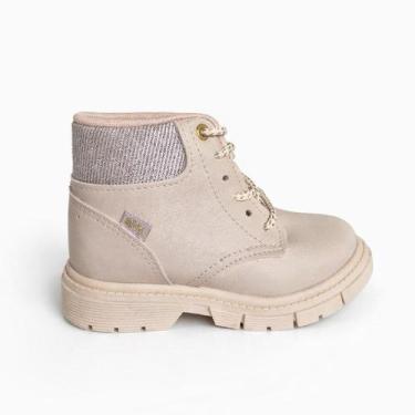 Imagem de Bota Kidy Fashion Baby Feminina Infantil, Marfim, 27