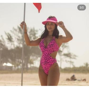 Imagem de Maiô X Onça Rosa - Aline Biquínis 