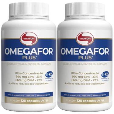Imagem de Combo 2 - ÔmegaFor plus - 120 Cápsulas - Vitafor