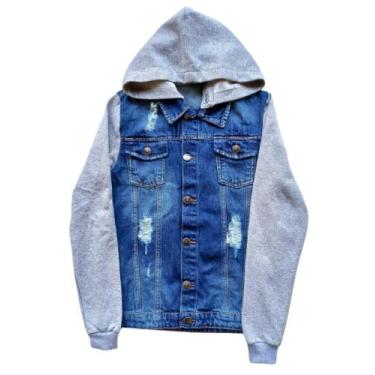 Imagem de Jaqueta Juvenil Unissex Jeans Dmenor, Jeans, 16