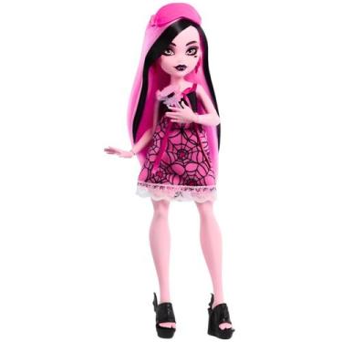 Imagem de Boneca Monster High Coleção Pijamas Monstruosos JGM42 Mattel, Draculau