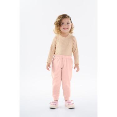 Imagem de Calça Moletom Infantil Menina Pulla Bulla Ref. 50208, Rosa, 3