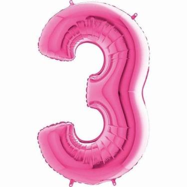 Imagem de Balão Metalizado Pink para Aníversário Festa Casamentose Mêsversáio Ta