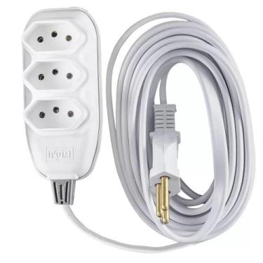Imagem de Extensao Eletrica De 5mt Com 3 Tom Br - Ilumi - ILUMI MATERIAIS ELÉTRI