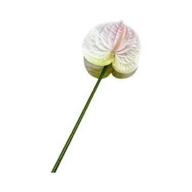Imagem de Flores Artificiais Impressas Em 3D Anthurium 5 10 20pcs Decoração Para