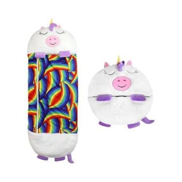 Imagem de Saco De Dormir De Pelúcia Infantil Com Almofada, Saco De Dormir Macio 