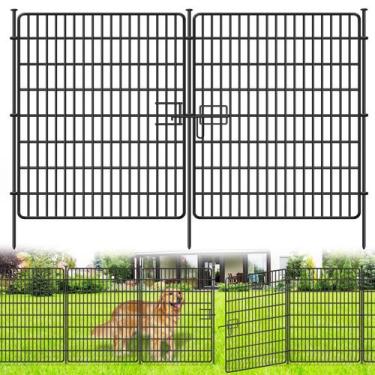 Imagem de Cerca de Jardim NANYEZH 10 Painéis 81 cm x 7,3 m Antiferrugem