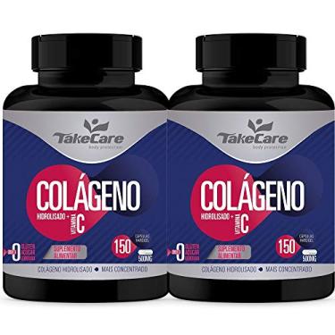 Imagem de COLÁGENO + VITAMINA C - 150 CÁPSULAS DE 500 MG TAKE CARE