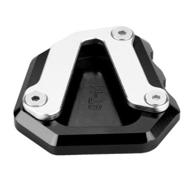 Imagem de Almofada de suporte lateral, Almofada de apoio para estudo de alta resistência Liga de alumínio de alta densidade para autociclo para motocicleta(Preto profundo)