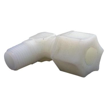 Imagem de LASCO Conexão de compressão de cotovelo de 90 graus 19-5085 com diâmetro externo de 0,63 cm e rosca macho de 0,63 cm, nylon