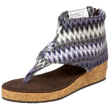 Imagem de Sun Luks by Muk Luks Sandália Gondola feminina, Ametista, 10