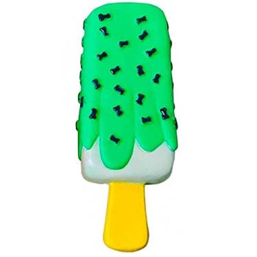 Imagem de Brinquedo mordedor para Cachorro Sorvete Picolé colorido para cães The Pets Brasil Color:Esmeralda