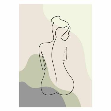 Imagem de Quadro Painel 1 Peça 50X70 Silhueta Ii