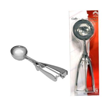 Imagem de Colher Profissional Sorvete Aço Inox Com Extrator De Bolas