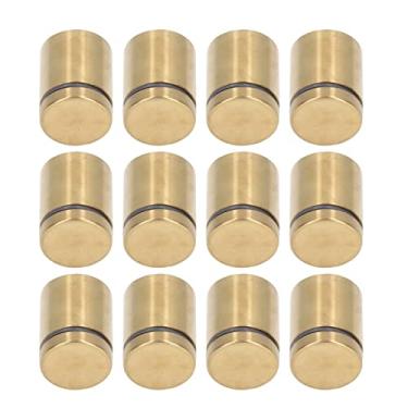 Imagem de Parafusos de fixação antiferrugem e antirriscos 12 peças de fácil instalação promocional de fixação prego com buchas para exibição