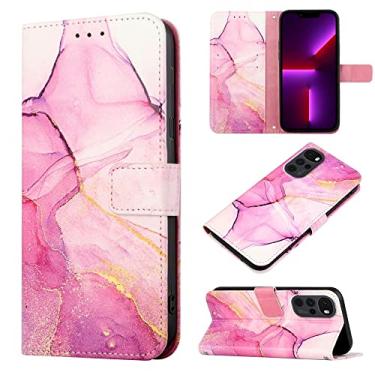 Imagem de For Motorola Moto G22 PT003 Marble Pattern Flip Leather Phone Case