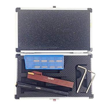 Imagem de HHIP 2208-0006 14 Piece 3/4" Shank Right Hand External and Internal Grooving Tool Kit