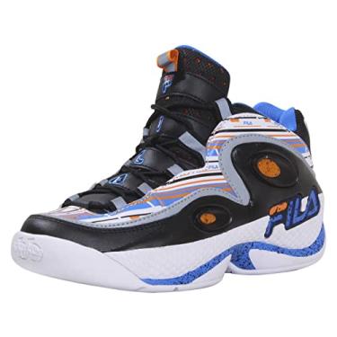Imagem de Fila Men's Grant-Hill-3 Sneakers White/Vibrant Orange/Electric Blue Sz. 8