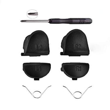 Imagem de guanximaoyi Replacement L1 R1 L2 R2 Trigger Buttons Trigger Spring for PlayStation 4 Dualshock 4 PS4 JDS-011 JDS-010 Controller