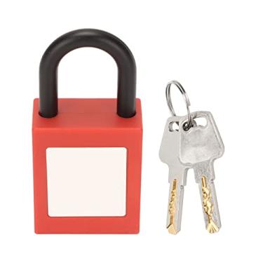 Imagem de Cadeado de Segurança de Corpo de PláStico à Prova de UV à Prova de Ferrugem Resistente a Impactos, Cadeado de Segurança para Equipamentos Industriais