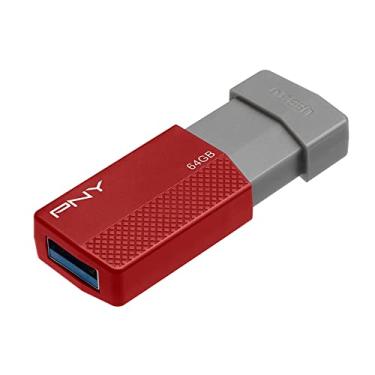 Imagem de PNY Flash Drive USB 3.0, 64 GB, cores sortidas, P-FD64GELEDG