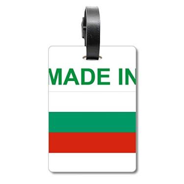 Imagem de Made In Bulgaria Country Love Mala Etiqueta de Bagagem Etiqueta de Bagagem Etiqueta de Scutcheon