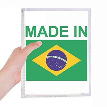 Imagem de Caderno Made In Brazil Country Love Caderno de folhas soltas com diário recarregável