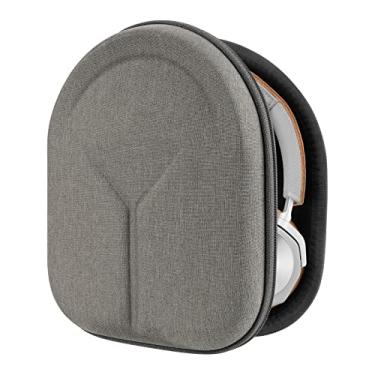 Imagem de Geekria Capa protetora para fones de ouvido compatível com B&O Beoplay HX, H9i, H95, H9 3ª geração, H8, H7, H6, Portal Gaming, bolsa rígida de substituição para transporte de viagem com armazenamento