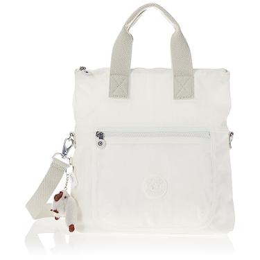 Imagem de Kipling Ombro feminino Eleva, moderno, elegante, alça removível e ajustável, bolsa de viagem de nylon, tom alabastro, Tonal alabastro
