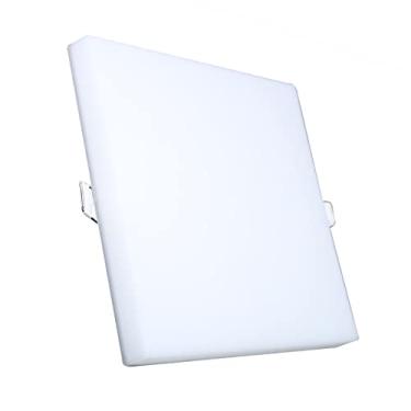Imagem de Painel Plafon Luminária LED Quadrado 18w Embutir 12x12 Branco Frio - Borda Infinita