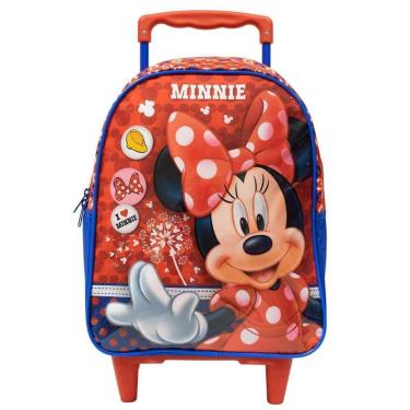 Imagem de Mochila com Rodas 14 Minnie X1 VERMELHO
