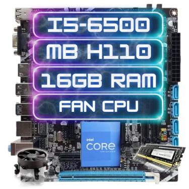 Imagem de Kit Gamer Upgrade Intel i5-6500 + Placa Mãe H110 + 16GB RAM DDR4 + Cooler CPU + Wifi