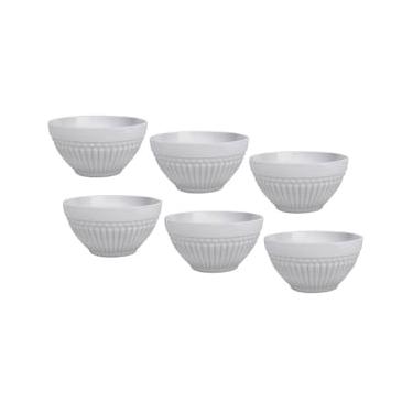 Imagem de Conjunto de Bowls Porto Brasil Roma em Faiança Feldspática 430 ml – 6 Peças