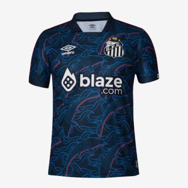 Imagem de Camisa Santos Umbro 2023/2024 Uniforme 3 Torcedor - Masculino