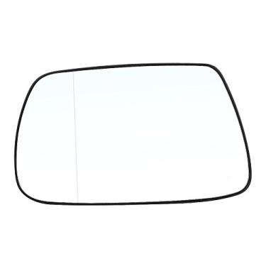 Imagem de Vidro de espelho aquecido, vidro de espelho lateral da porta esquerda do carro aquecido para Grand Cherokee 2005-2010 Vidro de substituição de espelho externo automotivo