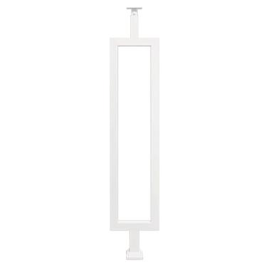 Imagem de Flexível Trilhos de degraus interiores de ferro Corrimãos flexíveis para degraus ao ar livre Poste de balaústres de escada para degraus de concreto ou escadas de madeira Espesso