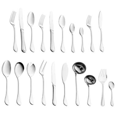 Imagem de Faqueiro 130 Peças Inox 12 Pessoas  | Wolff Avalon