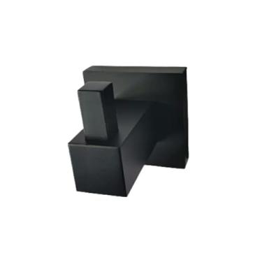 Imagem de Gancho de Parede Cabide para Banheiro Porta Toalha Cabideiro Dazie Metais (Preto)