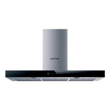 Imagem de Coifa De Parede 90cm Inox Touch On Glass 127v - Brastemp