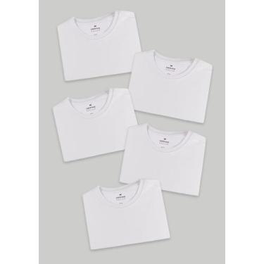 Imagem de Kit Com 5 Camisetas Masculinas Básicas - Hering