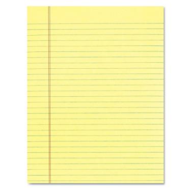 Imagem de TOPS 7522 The Legal Pad Bloco de Colas Top Pads, Legal/Largo, 21,5 x 28,5 cm, Canary, 50 folhas (pacote com 12)
