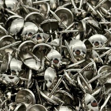 Imagem de decotacks® Pregos/tachas para estofamento prata/níquel 11 mm - 500 peças/caixa [acabamento níquel/prata] DX0511NI-500-UK