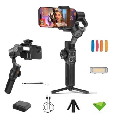 Imagem de Zhiyun Smooth 5S AI Pro Estabilizador de cardan para smartphone, gimbal de telefone de 3 eixos, estabilizador de telefone de rastreamento AI para iPhone 14 Pro Max Plus 13 12 11 X XR XS, etc.