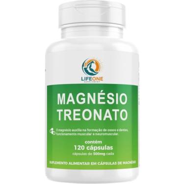 Imagem de Magnésio Treonato 500mg, 120 Cápsulas, Life One