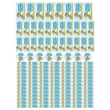 Imagem de Adesivo Etiqueta Escolar Personalizado Vinil Dinossauro 129 UN