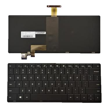 Imagem de Novo teclado para laptop inglês dos EUA para Microsoft Surface PRO3 PRO4 preto retroiluminado