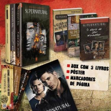 Imagem de Coleção Supernatural - Edição Oficial De Colecionador - Box Com 3 Livros + Pôster + 3 Marcadores