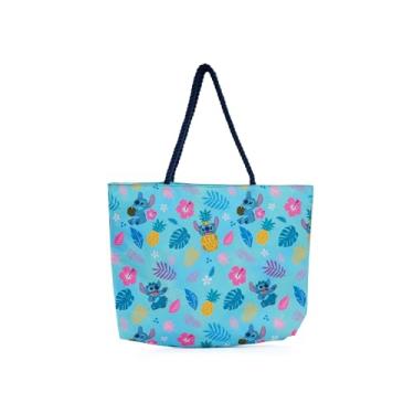 Imagem de Disney Bolsa de viagem com estampa de praia havaiana Lilo e Stitch