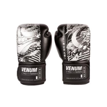 Imagem de Venum Luvas de boxe infantis YKZ21 preto/branco - 113 g