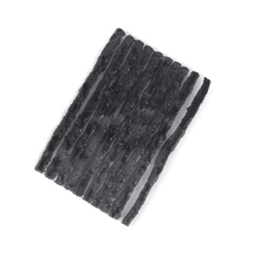 Imagem de TECKEEN 50 peças de vedações sem câmara de ar plugue de pneu de bicicleta de carro tiras de vedação sem câmara ferramenta de recuperação de reparo de perfuração, acessório preto